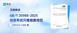 解讀 | 美創(chuàng)深度參編GB/T 20988-2025《網(wǎng)絡(luò)安全技術(shù) 信息系統(tǒng)災(zāi)難恢復(fù)規(guī)范》